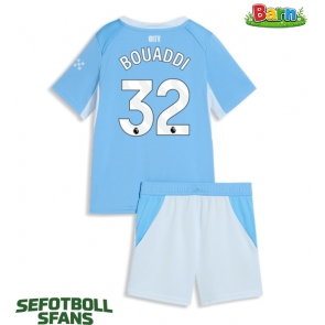 Manchester City Ayyoub Bouaddi #32 Hemmaställ Barn 2026-27 Kortärmad (+ Korta byxor)